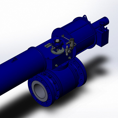 Кран шаровый, серия КПЛВ-КШ