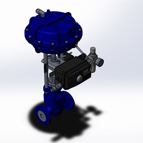 Седельный регулирующий клапан серия КПЛВ-СС
