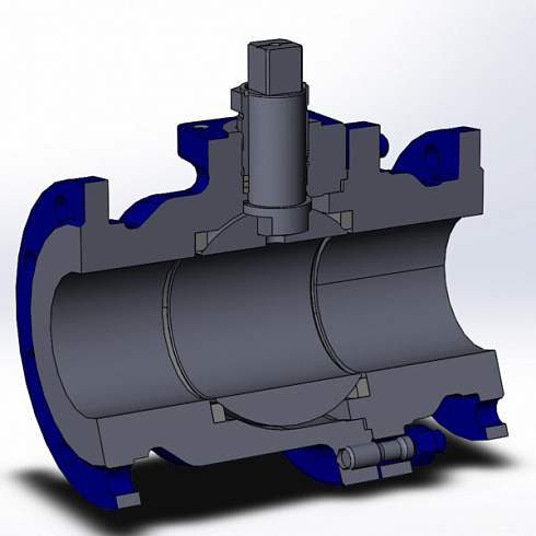 Кран шаровый серия КПЛВ-КШС 