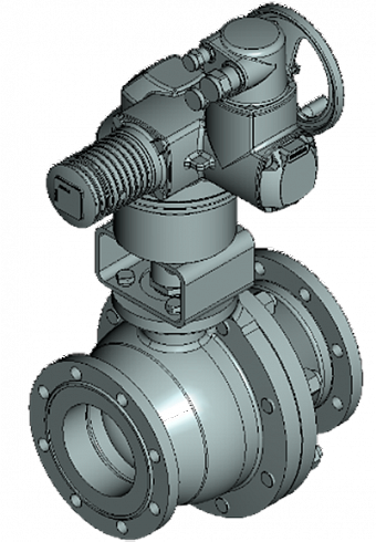 Кран шаровый, серия КПЛВ-КШ