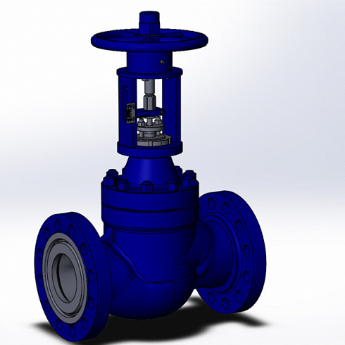 Седельный регулирующий клапан серия КПЛВ-С